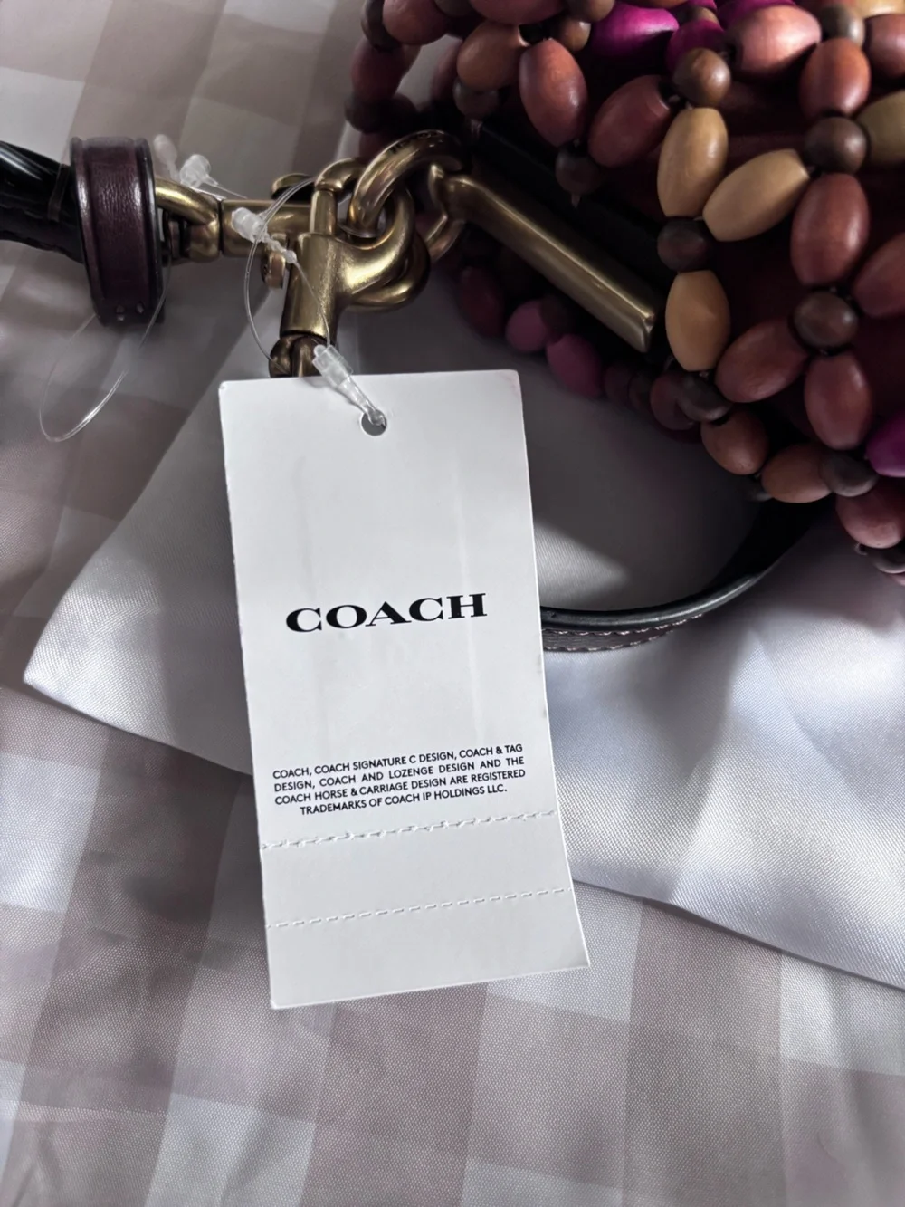 Coach Multicolor Beaded Mini Shoulder Bag Tabby 26